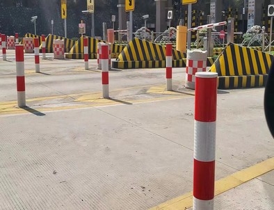 湛江防撞警示柱-安全警示柱-道路警示柱-收费站警示柱